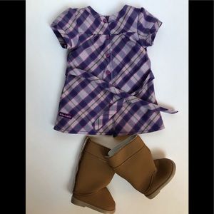 💯% AUTHENTIC: American Girl Pretty and Plaid Dress